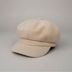 Casquette gavroche bicolore laine et coton - Vue 1 - casquette gavroche
