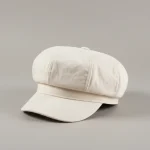 Casquette gavroche coton beige style élégant - Vue 1 - casquette gavroche