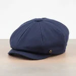 Casquette gavroche coton bleu marine ajustable - Vue 1 - casquette gavroche