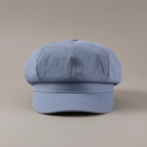 Casquette gavroche coton bleu taille unique - Vue 1 - casquette gavroche