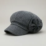 Casquette gavroche coton et polyester chevron - Vue 1 - casquette gavroche