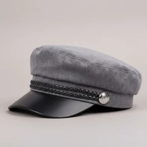 Casquette gavroche coton et polyester femme - Vue 2 - casquette gavroche