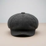 Casquette gavroche coton et polyester noir - Vue 1 - casquette gavroche