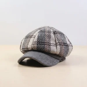 Casquette gavroche coton femme patchwork - Vue 1 - casquette gavroche