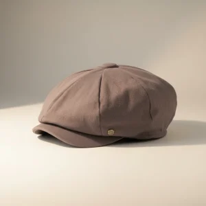 Casquette gavroche coton gris taille ajustable - Vue 1 - casquette gavroche