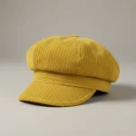 Casquette gavroche coton jaune style aguicheur - Vue 1 - casquette gavroche