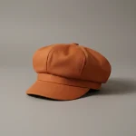 Casquette gavroche coton orange taille unique - Vue 1 - casquette gavroche