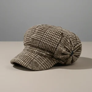 casquette gavroche coton polyester style british - Vue 1 - casquette gavroche