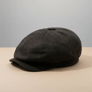Casquette gavroche coton polyester style chevron homme - Vue 2 - casquette gavroche