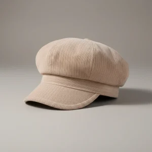 Casquette gavroche coton rayé femme élégante - Vue 1 - casquette gavroche
