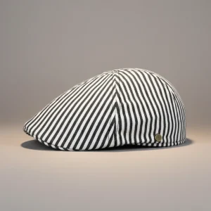 casquette gavroche coton rayé style décontracté - Vue 2 - casquette gavroche