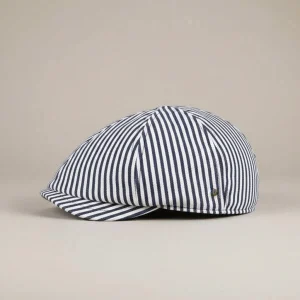 Casquette gavroche coton rayé style marin homme - Vue 2 - casquette gavroche