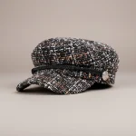 Casquette gavroche coton rayé taille unique - Vue 1 - casquette gavroche