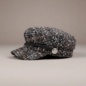 Casquette gavroche coton rayé taille unique - Vue 2 - casquette gavroche