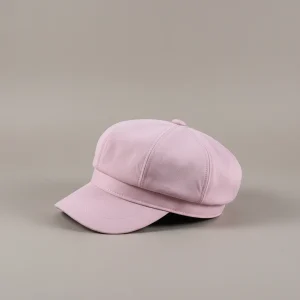 Casquette gavroche coton rose style branché - Vue 2 - casquette gavroche