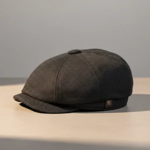 Casquette gavroche coton style vintage homme - Vue 2 - casquette gavroche