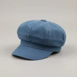 Casquette gavroche denim femme style estival - Vue 1 - casquette gavroche