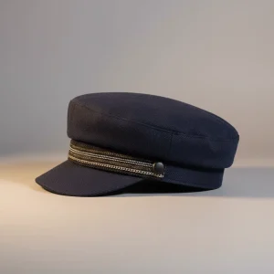 Casquette gavroche denim femme style marin - Vue 2 - casquette gavroche