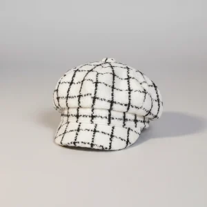 Casquette gavroche enfant coton rayé été - Vue 1 - casquette gavroche