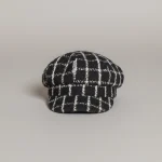 Casquette gavroche enfant motif carreaux confortable - Vue 1 - casquette gavroche