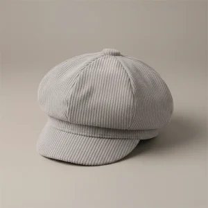 casquette gavroche enfant velours côtelé ajustable - Vue 1 - casquette gavroche