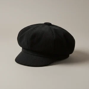 Casquette gavroche enfant velours côtelé ajustable - Vue 1 - casquette gavroche