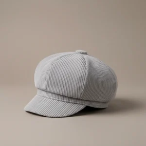casquette gavroche enfant velours côtelé ajustable - Vue 2 - casquette gavroche