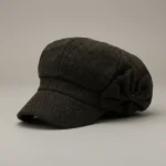 Casquette gavroche femme coton polyester chevron - Vue 1 - casquette gavroche