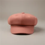 Casquette gavroche femme laine rose ajustable - Vue 1 - casquette gavroche