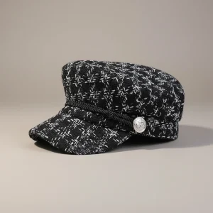Casquette gavroche femme laine tressée élégante - Vue 2 - casquette gavroche
