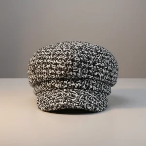 Casquette gavroche femme motif tressé polyvalente - Vue 1 - casquette gavroche