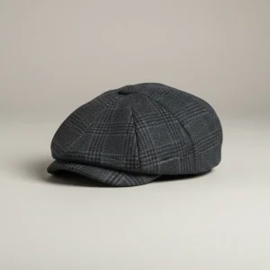 Casquette gavroche homme tweed style britannique - Vue 1 - casquette gavroche