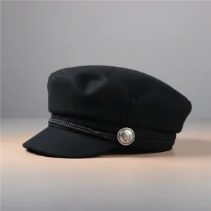 Casquette gavroche laine et coton style marin - Vue 2 - casquette gavroche