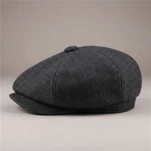 Casquette gavroche laine et polyester homme - Vue 2 - casquette gavroche