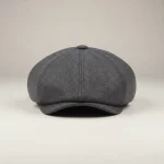 Casquette gavroche laine grise taille unique - Vue 1 - casquette gavroche