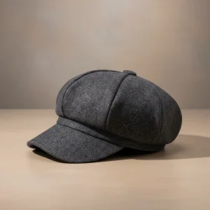 Casquette gavroche laine vierge femme hiver - Vue 2 - casquette gavroche