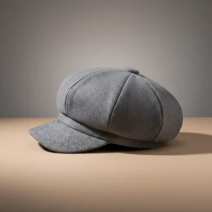 Casquette gavroche laine vierge femme hiver - Vue 2 - casquette gavroche