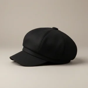 Casquette gavroche laine vierge style rétro - Vue 2 - casquette gavroche