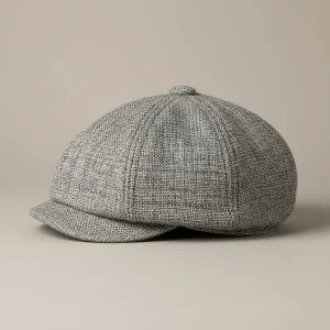 casquette gavroche lin et coton mi-saison - Vue 2 - casquette gavroche