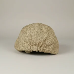 Casquette gavroche lin et coton style vintage - Vue 1 - casquette gavroche