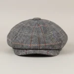 Casquette gavroche lin et coton style vintage - Vue 1 - casquette gavroche