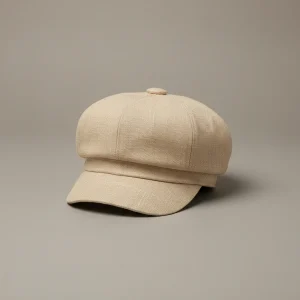 Casquette gavroche lin femme style décontracté - Vue 2 - casquette gavroche