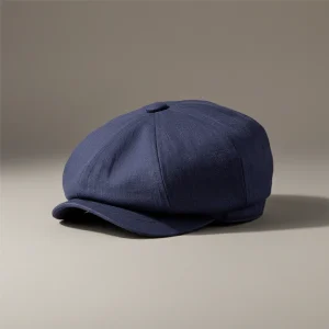 Casquette gavroche lin style décontracté homme - Vue 1 - casquette gavroche