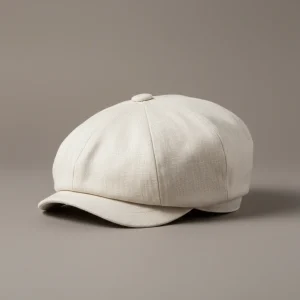 casquette gavroche lin style golf - Vue 2 - casquette gavroche