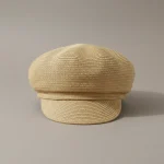 Casquette gavroche paille de papier femme été - Vue 1 - casquette gavroche