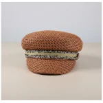 Casquette gavroche paille synthétique femme été - Vue 1 - casquette gavroche