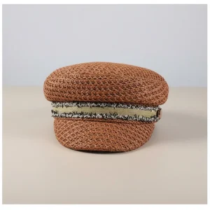 Casquette gavroche paille synthétique femme été - Vue 1 - casquette gavroche