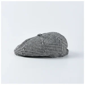Casquette gavroche pied-de-poule taille ajustable - Vue 2 - casquette gavroche