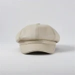 Casquette gavroche polyester beige taille unique - Vue 1 - casquette gavroche
