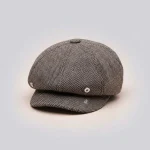Casquette gavroche polyester effet tweed homme - Vue 1 - casquette gavroche